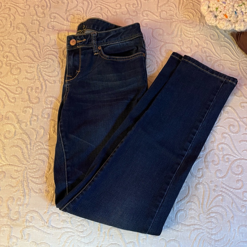 SOLD. American Rag Women's Dark Blue Skinny Jeans Size 9 Short